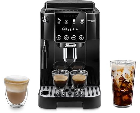 De'Longhi Magnifica Start Automatic Espresso Machine with Manual Milk Frother & Built in Grinder - 3 One-Touch Recipes, Easy-to-Clean, Home Barista Coffee Maker for Lattes, Cappuccino, Iced Coffee