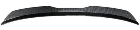 WFEIERT Auto Heckspoiler für Ford Fiesta 2009 2010 2011 2012 2013 2014 2015 2016 2017 2018 2019 2020 2021 2022 2023 2024, Kofferraum Spoiler Auto Styling Tuning Zubehör,Carbon Fiber Look