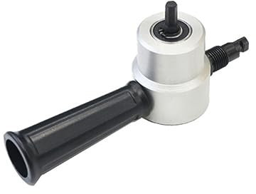 Gadpiparty Cortador De Metalicas Mordedora Doble Cabeza Herramienta Para Corte De Metal Accesorio De Taladro