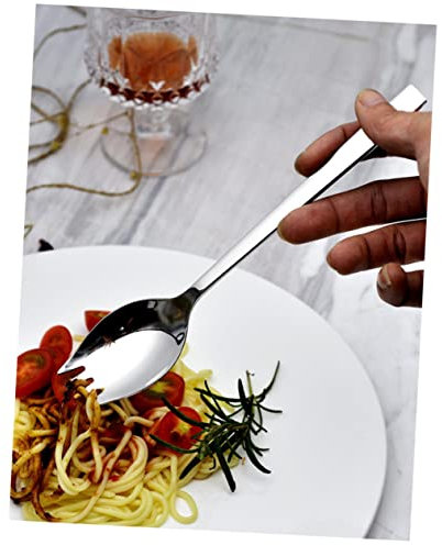 BEBEMOKO 6stücke Göffel Aus Edelstahl Langer Griff Robuster Göffel Für Salat Und Abendessen Mittlere Leicht Zu Reinigen Praktisches Werkzeug Für Täglichen Gebrauch Im Haushalt