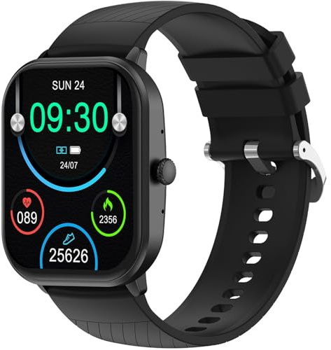Denver AMOLED-Smartwatch, Schwarz, Pequeño, Casual