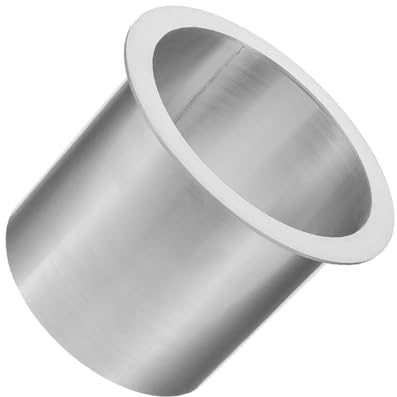 DECORNIJIA Vertedero De Basura Incorporado En La Encimera Ojal Redondo De Acero Inoxidable Para Cocina Cubo Basura Acero Inox Para Reemplazo De Bolsa 6.69 X 6.69 X 3.93 in 1 X Vertedero De