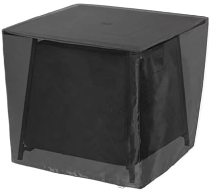 Housse de Protection pour Brasero Exterieur Housse de Protection for Foyer, Housse carrée et étanche for Colonne, for mobilier d'extérieur(Black,68x68x120cm)