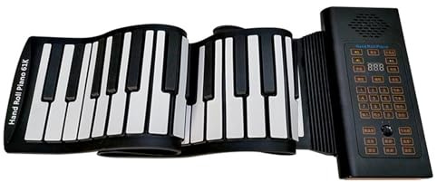 Generic 128 Suoni Eccellenti, 128 Ritmi, Piano Elettrico Pieghevole con 20 Demo per Principianti (GenericodAPRGa7-221028GW01-1)