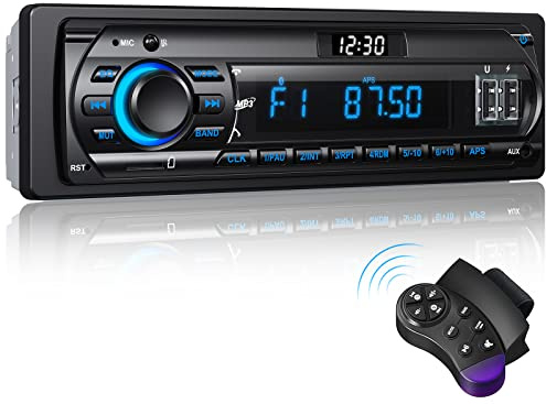 RDS Car Radio Bluetooth, Wistrue FM/AM Single DIN Car Stereo Bluetooth