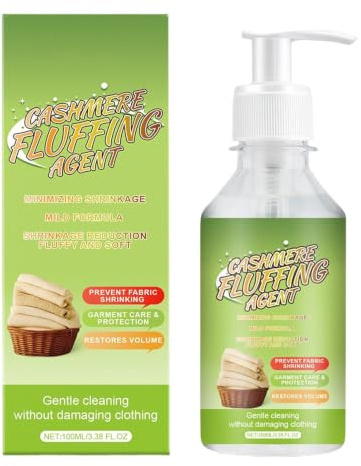 Jabón para Lana Limpiador Líquido de Ropa 100ml | Detergente de Lavado para Lana para Prendas de Cachemira, Ropa de , Ropa de Bebé, Pañales de Tela, Algodón y Fibras