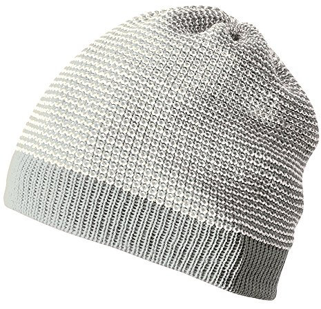 disana Baby/Kinder Beanie Bio-Merinoschurwolle, Grau-Natur, Gr. 01 (42-46 cm)