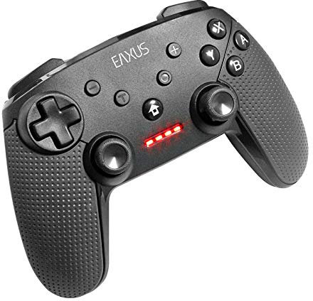 Eaxus® Kabelloser DoubleShock Controller Geeignet für Nintendo Switch - Bluetooth Gamepad