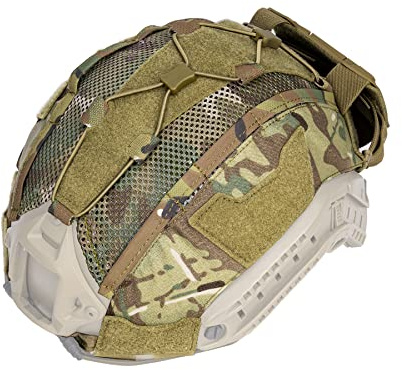 IDOGEAR House Taktische Helmtasche mit Tasche Akku NVG Helm Gegengewicht für Fast Helmet Größe M/L/XL Helm Zubehör