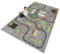 ZFHNYJWKL Tapis Enfant Tapis de Jeu Enfant Tapis de Chambre d'enfant, Rue, Tapis de Voiture, pour garçon et Fille Gris Vert Bleu(A,80X120CM)