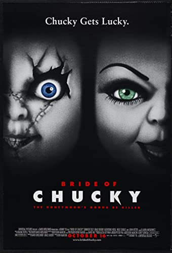 Bride Of Chucky Cult Vintage Horror Film Movie Poster Print 1998 (A3)