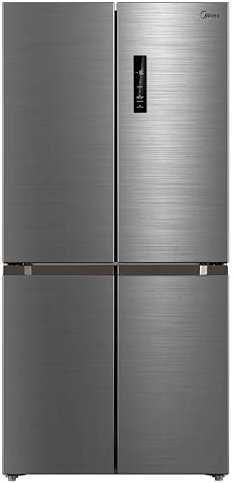 Midea MDRF632FIE46 474L 4 Door Fridge Freezer - Stainless Steel