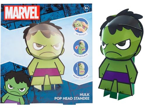 Marvel Figur - 3D Pop Head 30 cm - Hulk - Sammelfigur - Spielzeug Geschenkidee (MV24336HU)