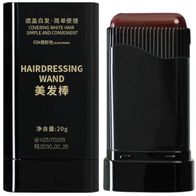 Pincel temporal para retoques de raíz, corrector de pelo gris, cobertura instantánea, lápiz temporal para colorear, hombres y mujeres para líneas de cabello y raíces