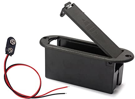 SOIMISS 9v Caja De Batería para y Bajos con Cable De Soporte Durable y Práctico para Instrumentos Musicales