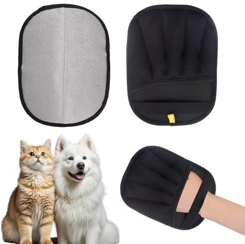 KLINNA 1 Guantes de Pelo para Gatos y Perros para un Cuidado Suave y Saludable y Suave, eficaz para Eliminar el Pelo de Mascotas, Limpia Ropa de sofá