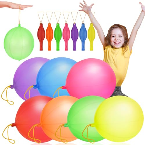 AOOSU Punch Balloons, Giant Ballons Party Balloon, Easy to Inflate Ideal Party Bag Fillers Fun Ideas, for Birthday Celebrations, Big Balloon Playtime