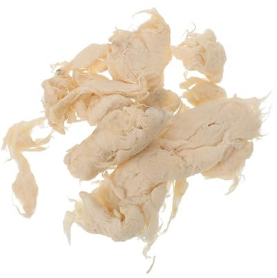 HEALSOPTHY 2er Pack Pack Handgemachte Papierherstellung Pulp Natürlichem DIY Bastelmaterial für Schöpfrahmen und Netz für Kreative Projekte