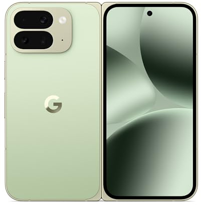 Google Pixel 10 Pro Fold – Smartphone Android débloqué avec Gemini - Triple Appareil Photo arrière avancé - Plus de 24 Heures d'autonomie - Écran Pliable - Vidéo en Mode Mains Libres – Jade, 256GB
