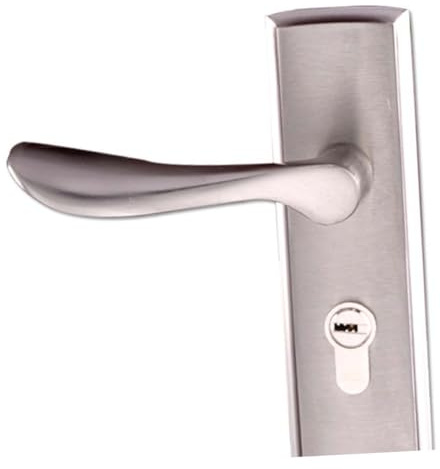 NOLITOY Serratura Porta Interna in Lega di Alluminio con Maniglia Silenziosa Antifurto per Camera e Bagno Resistente e Antiruggine Sicurezza Automatica Ergonomica