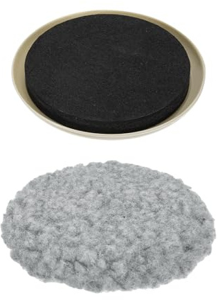 sourcing map Patins de meubles ronds amovibles et réutilisables en plastique de 8,9 cm, patins de chaise à double usage avec chaussette en bois dur pour moquette, carrelage, sol en bois dur, vinyle