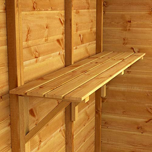 Power Sheds | 6ft Wooden Garden Shed Shelving | 6 Foot Shed Shelves shelf suitable for garden sheds