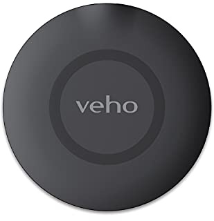 Veho DS-6 Qi 15W wireless charging pad | Qi wireless charging | Super fast 15W output (compatible with 10W, 7.5W, 5W) | Compatible with Qi enabled smartphone phones
