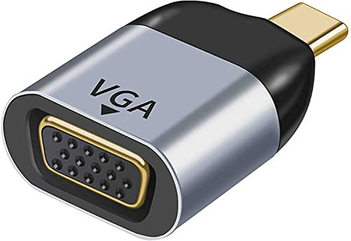 Adaptateur USB-C vers HDMI/VGA/DP/RJ45/Mini DP 4K 60Hz HD convertisseur vidéo compatible pour MacBook Pro, MacBook Air, iPad Pro 2018, ThinkPad compatible Mac OS Windows Android
