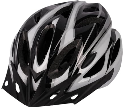 Harilla Road Cycling Helmet for Women Men Unisex Helmet Mountain Bike Helmet Mens Cycle Helmet Ladies Adults for Cycling Skateboarding Outdoor Climbing Biking Commuting, Black White