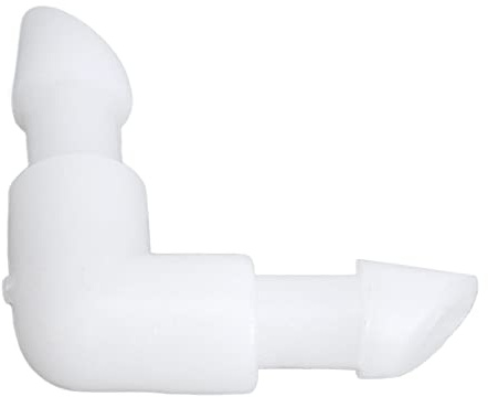 Elbow Hose Fitting 90 Degree L Shaped Barb PE Equal Diameter Tube Connector Joint Adapter for Various Uses Including Aquarium Fish Tank Set of 10 (4.2mm)