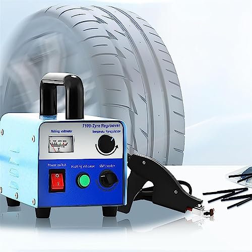 Rainureuse de pneu chauffante – Outil de rainurage professionnel en caoutchouc avec 20 lames pour rainurage de pneus de précision