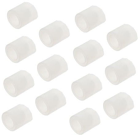 Alipis Silicone Shot Glass Mold Ice Tray Whiskey Glass Ice Cube Mold Bar Supplies 10pcs White Food-Grade Silicone for Party and Home Use