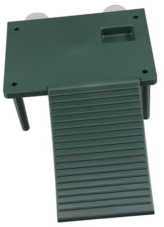 Green Turtle Basking Platform with Climbing Design Abs Floating Island