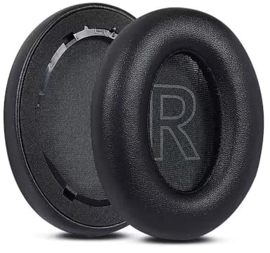 Replacement Q20 Earpad for Anker Soundcore Life Q20i Headphones, Ear Cushions Cover Earmuff with Softer Protein Leather Memory Foam Noise Isolation, Repair Part Accessories