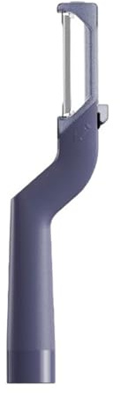 Pelador giratorio multiusos con mango ergonómico de acero inoxidable, agarre antideslizante, herramienta de ahorro de espacio, pelador de limpieza desmontable