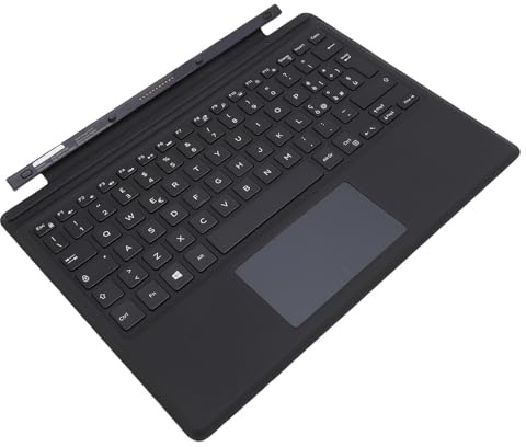 Kikumi Tablet-Tastatur-Dock passend für Latitude 5285 5290 2-in-1 K16M Tablet-Tastatur mit Touchpad QWERTY-Layout
