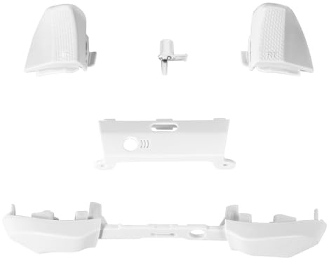 Csvrzuwo LB RB Bumper Button Replacement Kit for Xbox Elite 2 Controller, Elite Series 2 Controller Accessories LT RT Trigger Buttons Repair Parts White