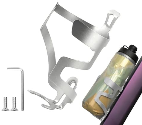 Cykelflaskhållare, vattenflaska i aluminium, cykel – för pendlare, turer, terränger, camping, resor, semester, utomhus
