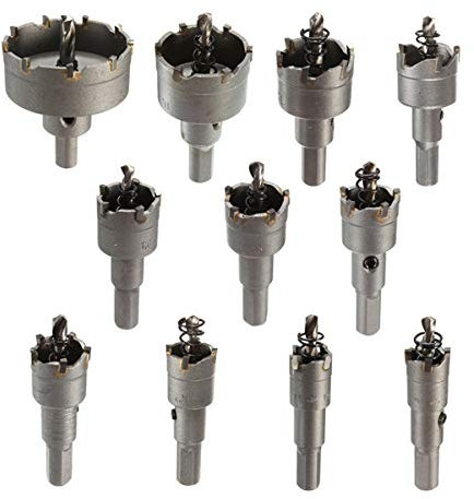 TuToy 16-50Mm Carbide Tip Drill Bit Metal Wood Alloy Cutter Hole Saw Tool -19Mm