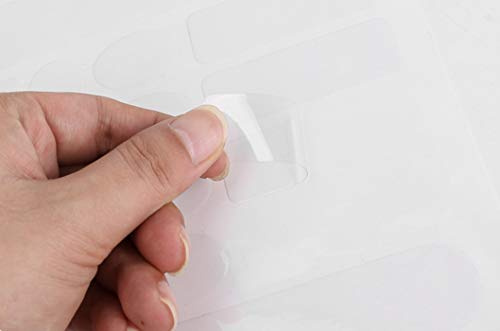 Diawell - Lámina protectora para cadena de bicicleta, protección para el marco, protección de la pintura, para bicicleta de montaña, BMX, protector de pintura, transparente