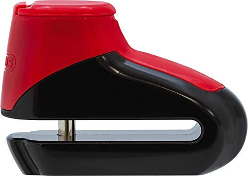 ABUS Bremsscheibenschloss Element 303 – Scooter- und Rollerschloss – 5 mm Schließbolzen – ABUS-Sicherheitslevel 4 – Rot