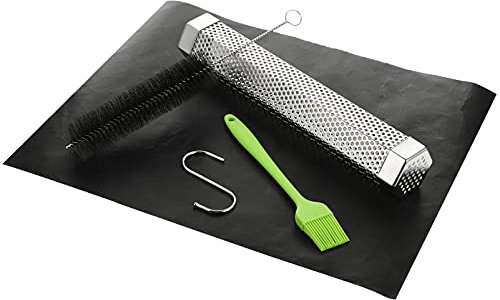 BESPORTBLE Räuchern Mit Edelstahl Bbq Räucherrohr Netzrohr Für Grill Rostfreies Raucherset Als Rauchereset Smoker Zubehör