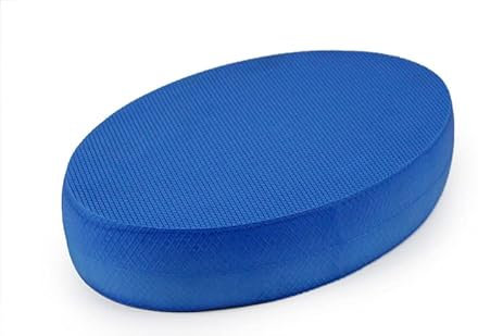BEAUTYBIGBANG Ovale Schaumstoff Balance Pads Yoga Balance Matte Stabiles Fitness Übungskissen Tragbares Gymnastik Board Perfekt für Physiotherapie Pilates Krafttraining