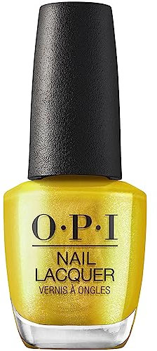 OPI Classic Nail Polish, Long-Lasting Luxury Nail Varnish, Original High-Performance, Big Zodiac Energy Collection, The Leo-nly One, Yellow Nail Polish, 15ml