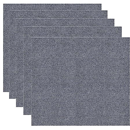 11Pcs Teppichfliese Selbstklebend, Teppichfliesen Vienna Selbstliegend, 30x30cm Bodenbelag aus Nadelfilz, Selbstliegend Bodenfliesen Teppich (Light Grey - 30cm)