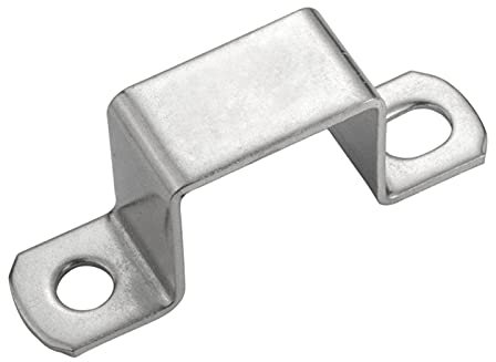 Colliers de serrage, colliers de serrage, acier inoxydable épaissi carré rectangulaire en forme de M cheval tuyau selle pince boucle gorge cerceau (Color : Dia30x30(2pcs))