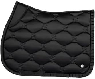 PS of Sweden 2023 Ruffle Jump Saddle Pad 1110-058 - Black Saddle Pad Size - Cob