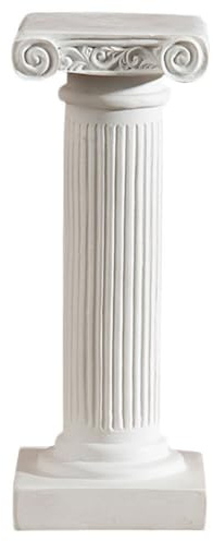 BESPORTBLE Raffinati Ornamenti A Colonna Romana Decorazioni in Resina Portacandele A Colonna in Oro/Argento Decorazioni in Stile Matrimonio