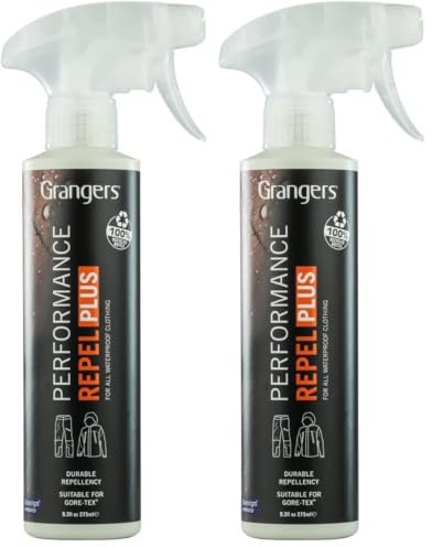 Grangers Performance Repel Plus | 275ml | Durable Water-Repellency for all Waterproof Clothing (Pack of 2)