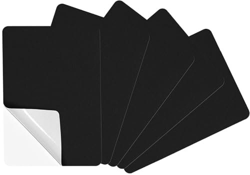 Nylon Selbstklebende Patches, 5 Stück 20x15cm Flicken selbstklebend Stoff, Daunenjacken-Flicken aus Nylon, Reparatur Patches Wasserdicht für Daunenjacken, Jacken, Zelten, Tasche (Schwarz)